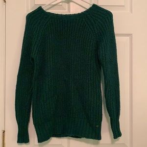Green knit sweater from American Eagle